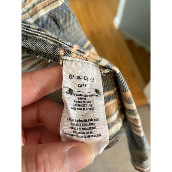 Impact Collection United by Blue Polo Large Mens Button Down Organic Cotton Hemp - Picture 6 of 12